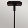 Żyrandol Sylvia - 4 źródła światła - Matowa czerń (ALM-SYLVIA4-BK-CL) - Elstead Lighting