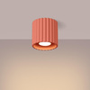 Plafon AURA 1 brzoskwiniowy GU10 (SL.1824) - Sollux Lighting