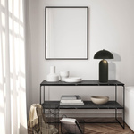 TABLE LIGHT 2XE27 MAX 40W CERAMIC BLACK (23006 Zambelis) - Zambelis