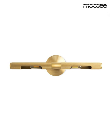 Minimalistyczny złoty kinkiet MOOSEE lampa ścienna CRUDO złota (MSE1501100558) - Moosee