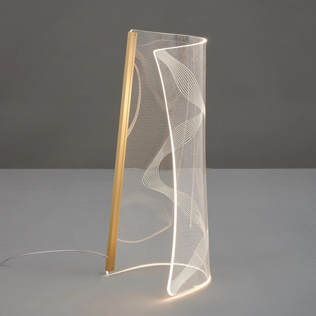 Lampa stojąca Cortina No.5 43cm (LA103/T_43_gold) - ALTAVOLA DESIGN