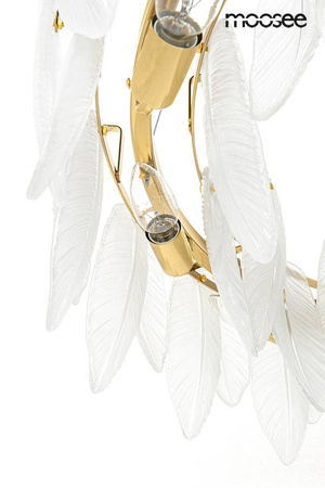 Lampa wiszącaw stylu glamour ROCH 80 złota (MSE1501100446) - Moosee