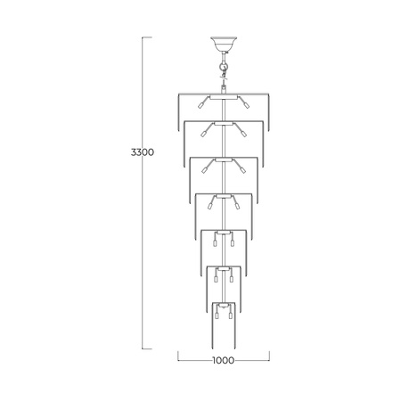 LUXE LAMPA WISZĄCA CHROM/CHROME (18006-69-CHR) - Zuma Line