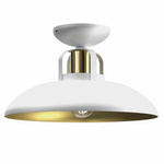Lampa sufitowa FELIX WHITE/GOLD 1xE27 (MLP7703) - Milagro