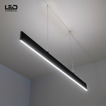 Lampa wisząca Slim czarna 30W 3000K DDXZ001 RIO - DomenoLED