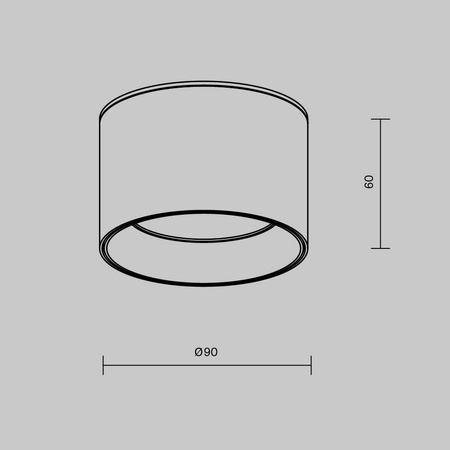 Lampa sufitowa Vega (C089CL-8W3K-W) - Maytoni
