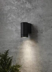 PIPE Kinkiet 1L Czarna IP44