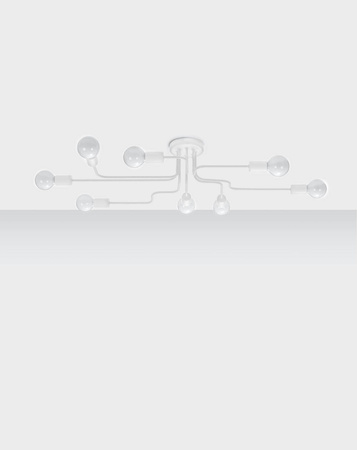 Żyrandol VECTOR 8 biały (SL.1444) - Sollux Lighting