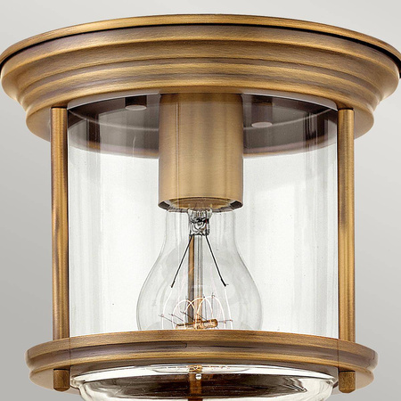 Lampa sufitowa Hadrian - Szczotkowany brąz (QN-HADRIAN-MINI-F-BR-CLEAR) - Quintiesse