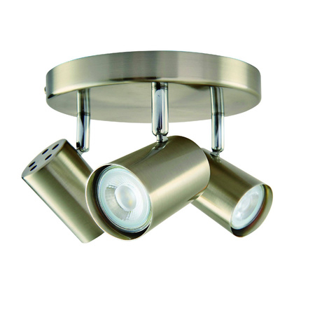 Lampa sufitowa Arezzo 3lt round satin 7W (73688) - Saxby