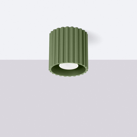 Plafon AURA 1 zielony oliwkowy GU10 (SL.1794) - Sollux Lighting