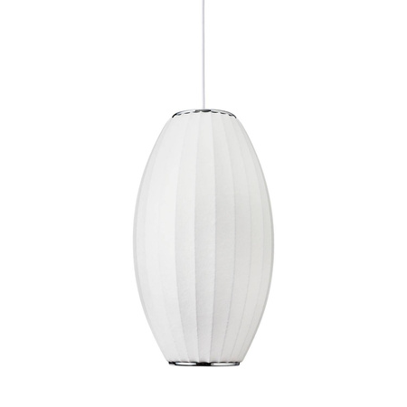 Lampa wisząca SILK BARREL biała 50 cm (ST-2335-20) - Step into Design
