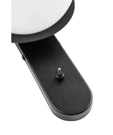 Lampa ścienna / kinkiet czarny Kuul D1 z włącznikiem (KLD12001) - Ummo