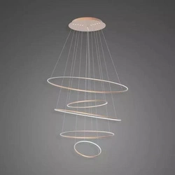 Lampa wisząca Ledowe Okręgi No.5 120cm 4k miedziany Dali (LA085/P_120_in_4k_copper_Dali) - ALTAVOLA DESIGN