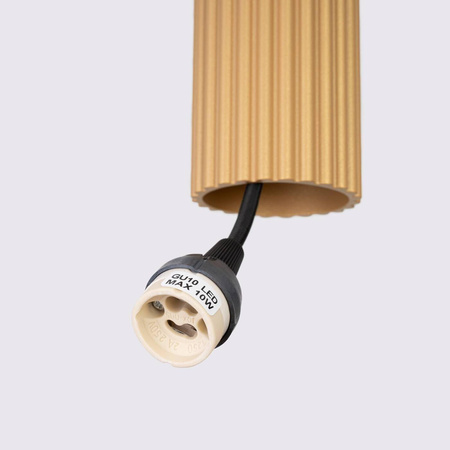 Lampa wisząca KARBON 2 złoty (SL.1555) - Sollux Lighting