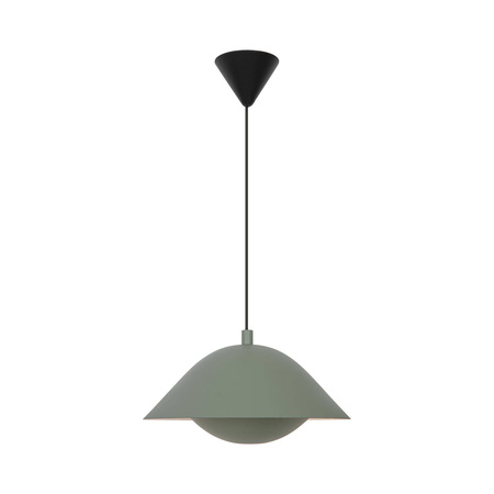 Lampa wisząca FREYA Nordlux E27 40W Metal Zakurzona zieleń