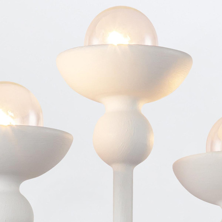 Kinkiet Cadence - 6 źródeł światła - Antyczna biel (QN-CADENCE-6WB-WHT) - Quintiesse