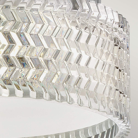 Plafon Elle - 2 źródła światła - Chrom  (HK-ELLE-F-S-CM) - Elstead Lighting