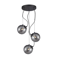Lampa wisząca Perona (PND-92389-3A-BK) - Italux