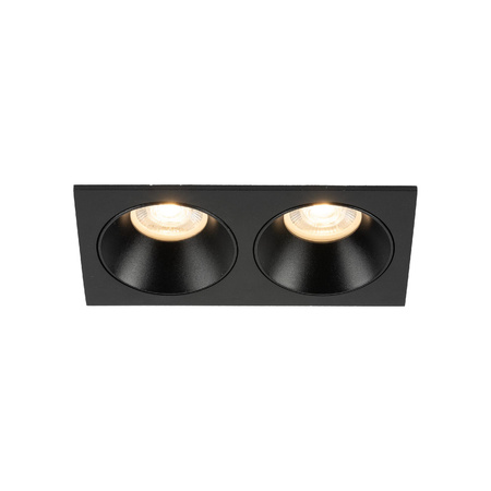 Lampa wpuszczana PRISMA DUO BLACK 2 XGU10 (10579) - TK Lighting