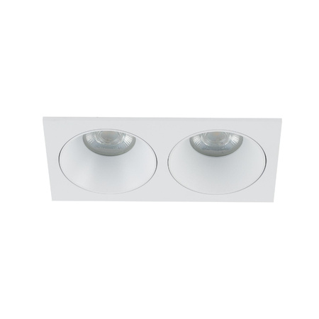 Lampa wpuszczana PRISMA DUO WHITE 2 XGU10 (10580) - TK Lighting