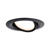 Zest OW Nova Plus Coin ści IP65 okr wych LED 1x6W 470lm 2700K czarny mat/alu (PL92459) - PAULMANN