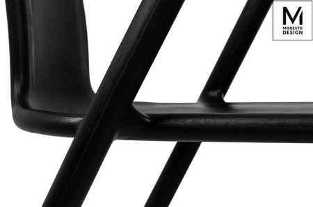 MODESTO krzesło AIR czarne - polipropylen (1615-APC) - Modesto Design