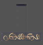 SELINA LAMPA WISZĄCA CZARNY/ZŁOTY (2416-18) - Paul Neuhaus