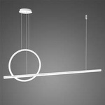 Lampa wisząca LINEA No.2 Φ40 cm 4k biała ściemnialna Altavola Design (LA087/PX143_40_4k_white_dimm) - ALTAVOLA DESIGN