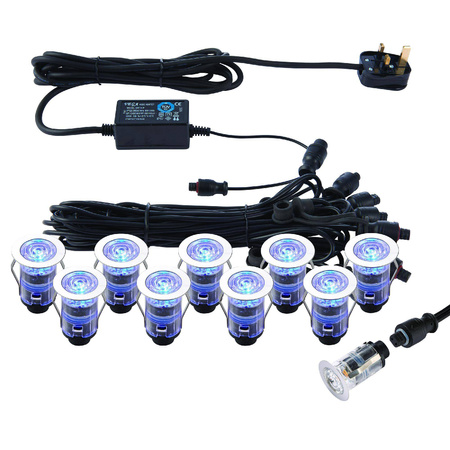 IkonPRO CCT 6500K/Blue 25mm kit IP67 0.75W (76615) - Saxby