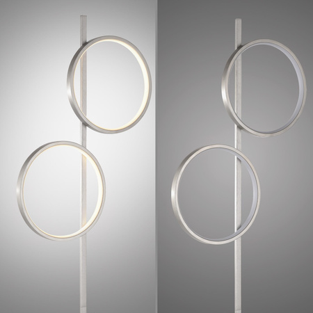 MINI RITUS LAMPA PODŁOGOWA SREBRNY (15396-21) - Paul Neuhaus