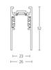 MAGNETIC CEILING DEEP 1M WHITE (2082W-1 Zambelis) - Zambelis
