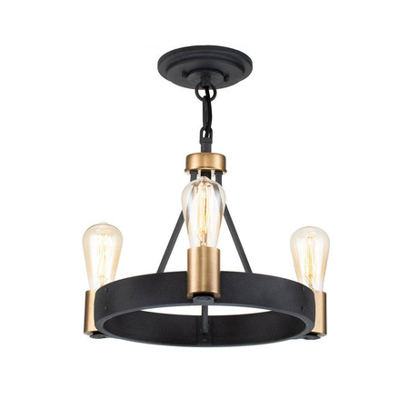 Lampa wisząca/ Półplafon Silas - 3 źródła światła (QN-SILAS-3P-DZ) - Quintiesse