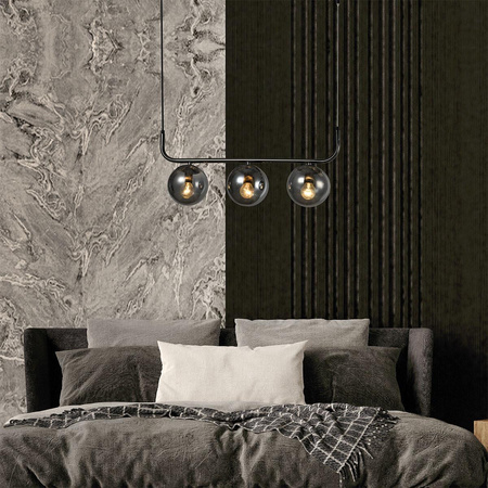 Lampa wisząca Alisa 3 smoked (LP-005/3L BK) - Light Prestige