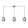 LINE LIGHT 3XG9 OPAL GLASS SANDY BLACK (22146 Zambelis) - Zambelis