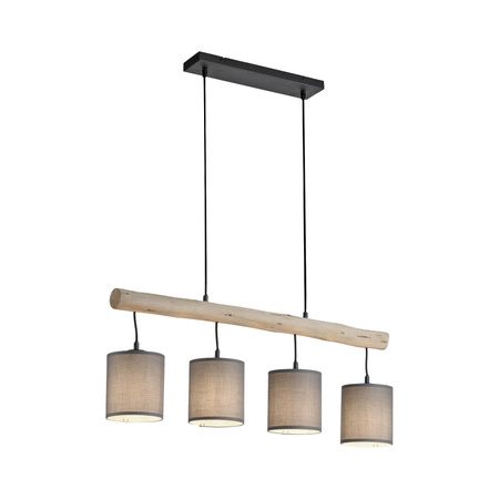 GREEN TRIBU LAMPA WISZĄCA DREWNO/BEŻOWY (15783-29) - Paul Neuhaus