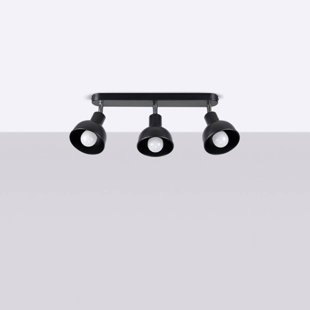 Plafon ELBA 3 czarny (SL.1318) - Sollux Lighting