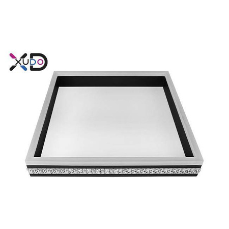 Plafon LED 46W 40x40cm 4000K czarny (XD-LA121) - Xudo