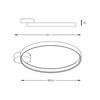 Lampa sufitowa LA0770 CIRCLE - Zuma Line