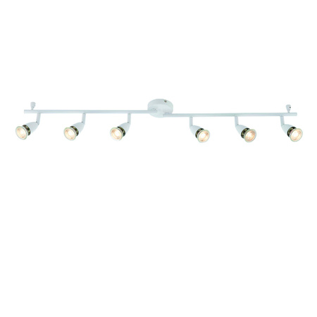 Lampa sufitowa Amalfi 6lt bar white 35W (61002) - Saxby