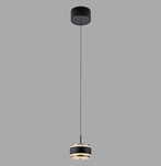 PURE FALLING RINGS LAMPA WISZĄCA CZARNA (2503-18) - Paul Neuhaus