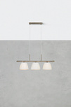 OXFORD Pendant 3L Offwhite/Antique  Brass (108975) Markslojd