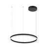 LED PENDANT LIGHT 42W 3000K  ALUMINUM & ACRYLIC  DIMMABLE DOWN LIGHT BLACK (20260 Zambelis) - Zambelis