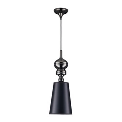Lampa Wisząca Queen Kol. Czarny 18 cm (MP-8846-18 black) - Step into Design