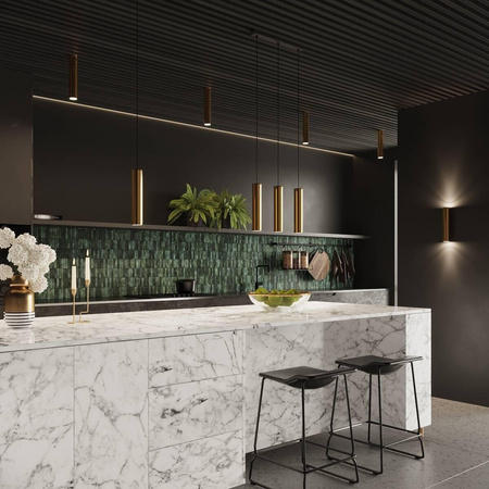 Potrójna Lampa Wisząca LAGOS 3 złoty połysk (SL.1201) - Sollux Lighting