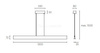 Lampa wisząca BRAVO złota (00-4925-F5-M1) -GROK- Leds-C4 - żyrandol