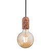 Lampa wisząca HANG Nordlux E27 40W Porcelana Brązowy