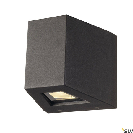 OUT-BEAM, lampa ścienna outdoor, LED, 3000K, beam up/flood down, antracytowa (229665) - SLV