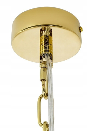 Lampa wisząca WAVE złota 60 cm (DP0339-600 gold) - Step into Design