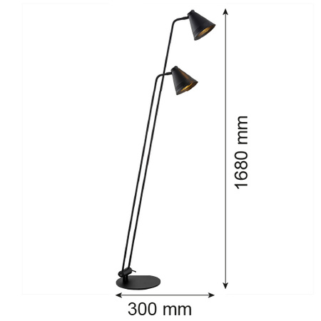 Lampa podłogowa 2 pł. AVALONE (7077) - Argon